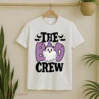 The Boo Crew Cute Halloween Ghost T-Shirt thumb 2