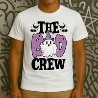 The Boo Crew Cute Halloween Ghost T-Shirt thumb 3