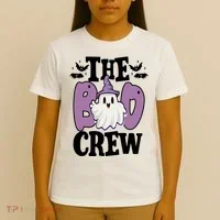 The Boo Crew Cute Halloween Ghost T-Shirt thumb 4
