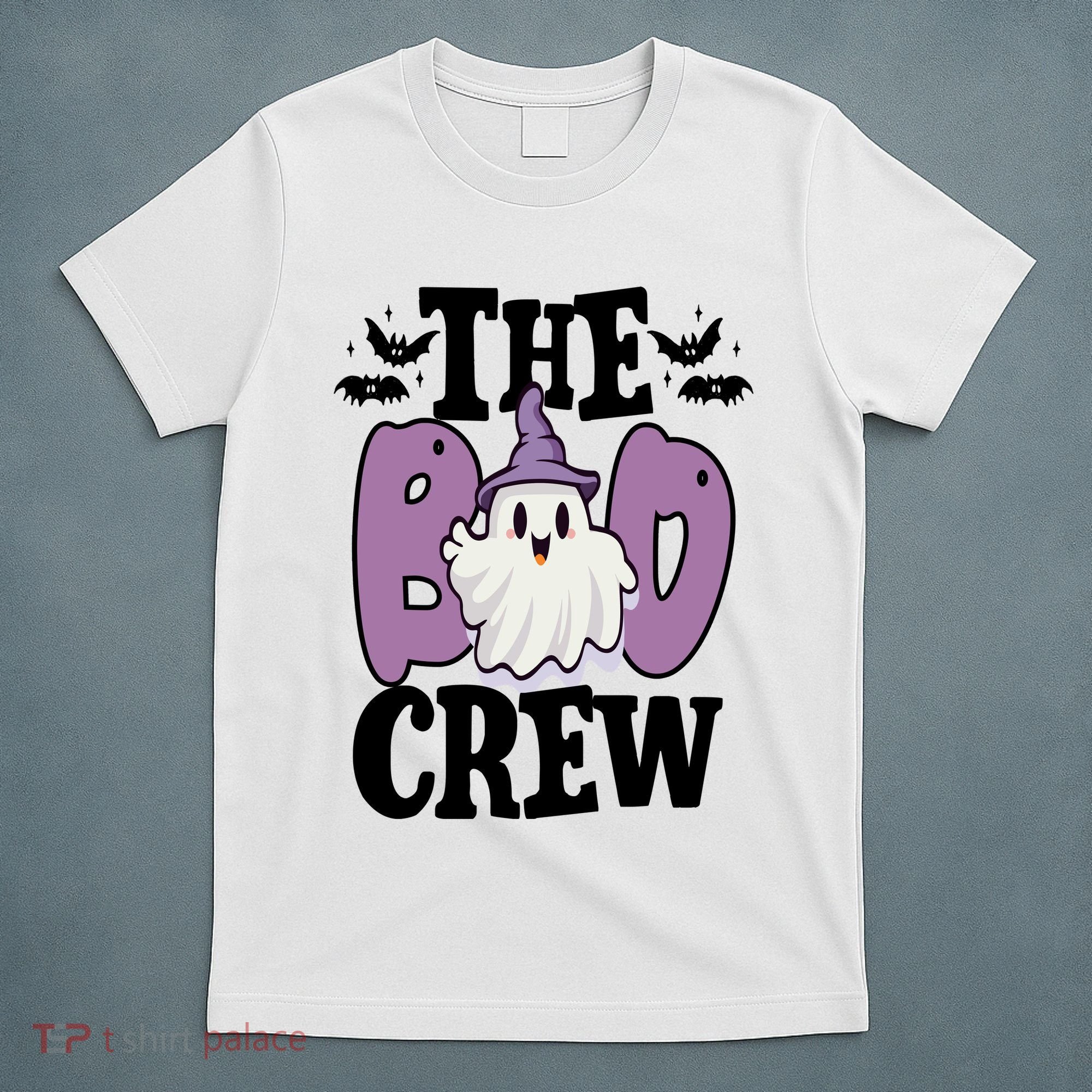 The Boo Crew Cute Halloween Ghost T-Shirt