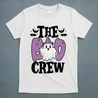 The Boo Crew Cute Halloween Ghost T-Shirt thumb 5