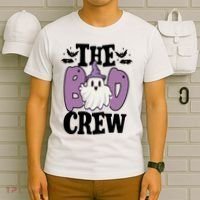 The Boo Crew Cute Halloween Ghost T-Shirt thumb 6