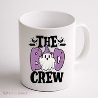 The Boo Crew Cute Halloween Ghost Coffee Mug thumb 1