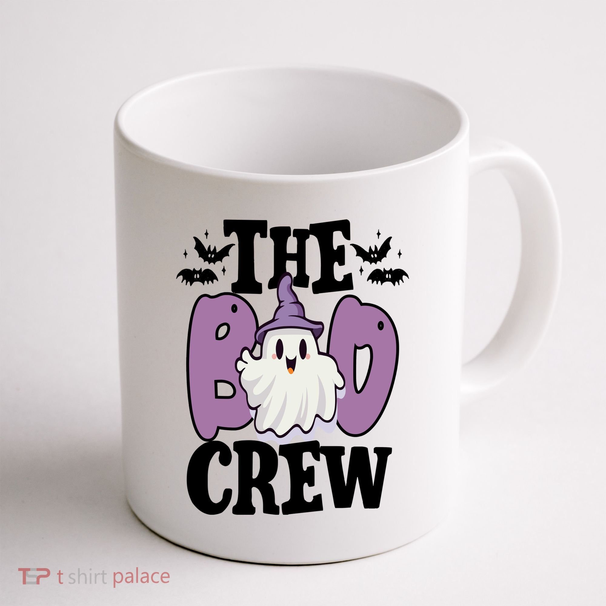 The Boo Crew Cute Halloween Ghost Coffee Mug