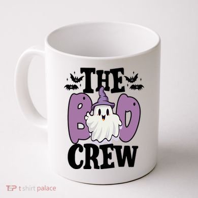 The Boo Crew Cute Halloween Ghost Coffee Mug