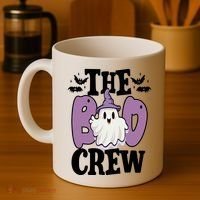 The Boo Crew Cute Halloween Ghost Coffee Mug thumb 4