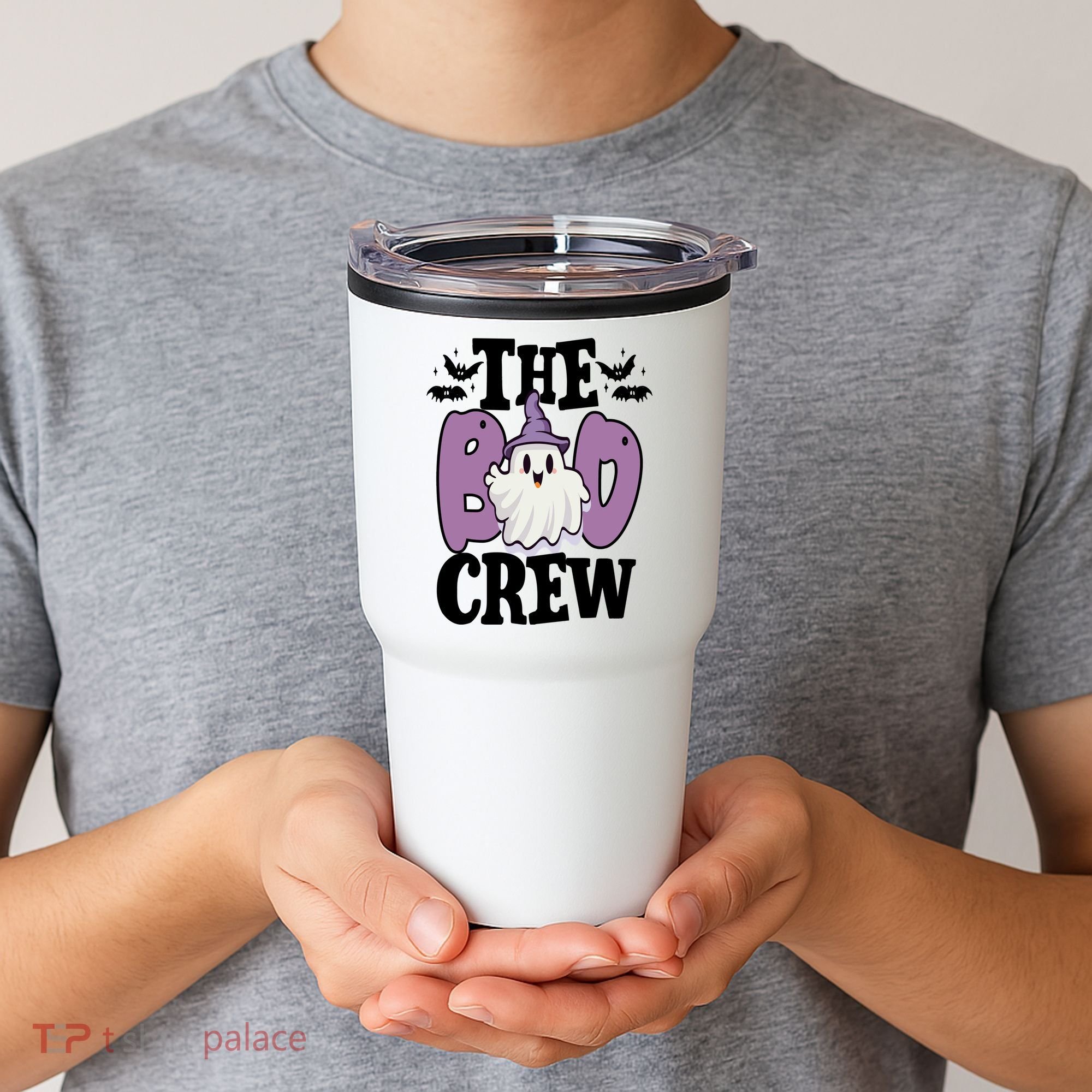 The Boo Crew Cute Halloween Ghost Tumbler