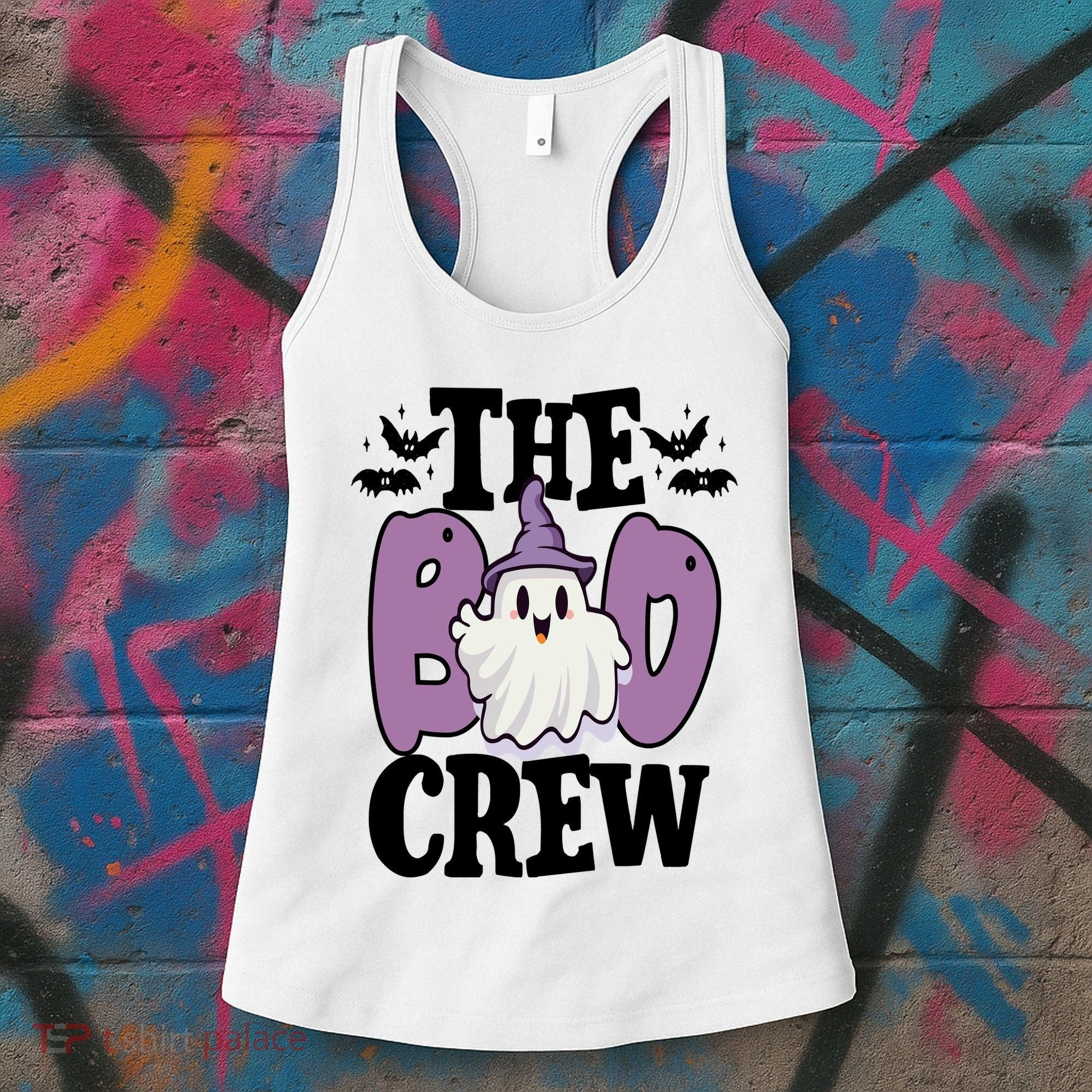The Boo Crew Cute Halloween Ghost Women's Tank Top