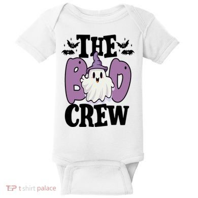 The Boo Crew Cute Halloween Ghost Baby Bodysuit