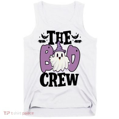 The Boo Crew Cute Halloween Ghost Tank Top