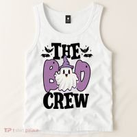 The Boo Crew Cute Halloween Ghost Tank Top thumb 2