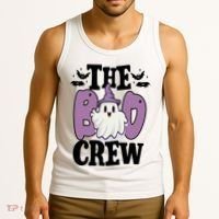 The Boo Crew Cute Halloween Ghost Tank Top thumb 3