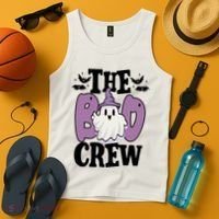 The Boo Crew Cute Halloween Ghost Tank Top thumb 4