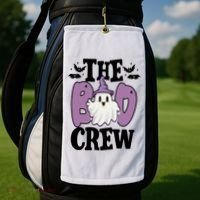 The Boo Crew Cute Halloween Ghost Golf Towel thumb 2