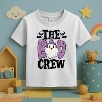 The Boo Crew Cute Halloween Ghost Toddler T-Shirt thumb 3