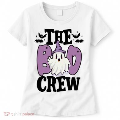 The Boo Crew Cute Halloween Ghost Women's T-Shirt