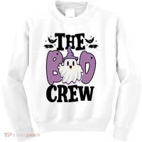 The Boo Crew Cute Halloween Ghost Kids Sweatshirt thumb 0