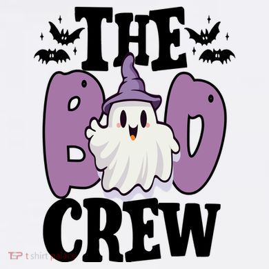 The Boo Crew Cute Halloween Ghost Kids Sweatshirt