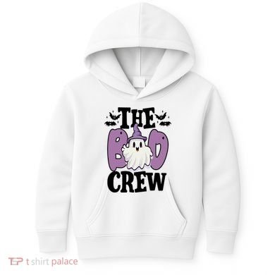 The Boo Crew Cute Halloween Ghost Kids Hoodie