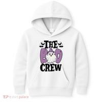 The Boo Crew Cute Halloween Ghost Kids Hoodie thumb 0