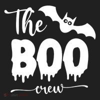 The Boo Crew Haloween Matching Ladies Heavyweight Boxy Pullover Hoodie thumb 2