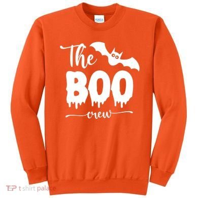 The Boo Crew Haloween Matching Sweatshirt