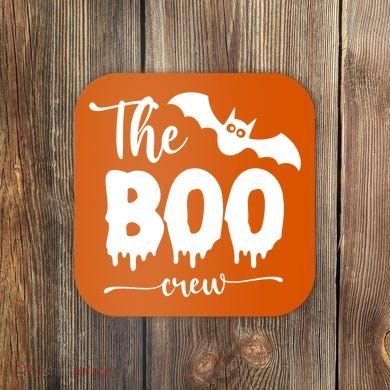 The Boo Crew Haloween Matching Coaster