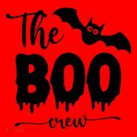 The Boo Crew Haloween Matching Santa Hat thumb 1