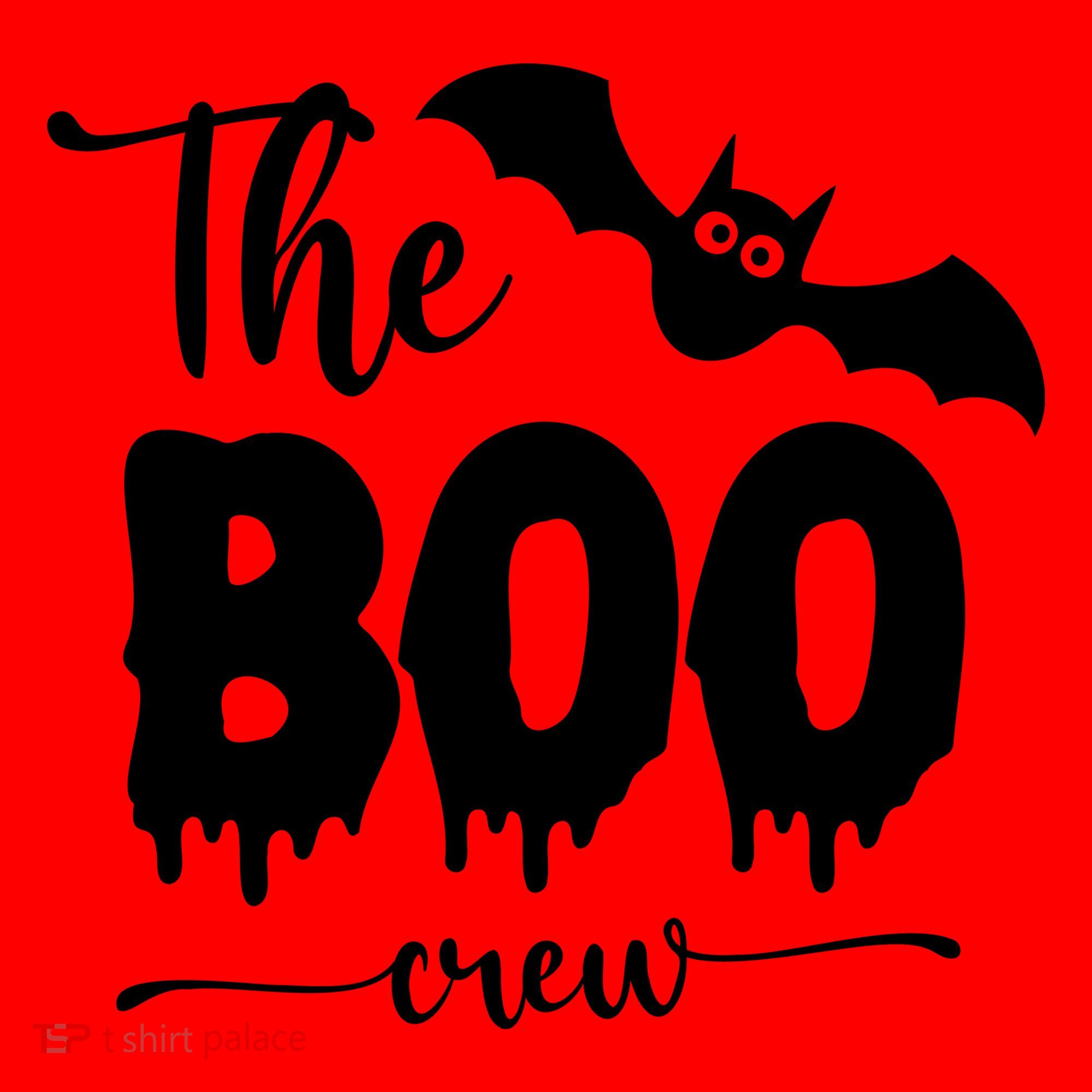 The Boo Crew Haloween Matching Santa Hat