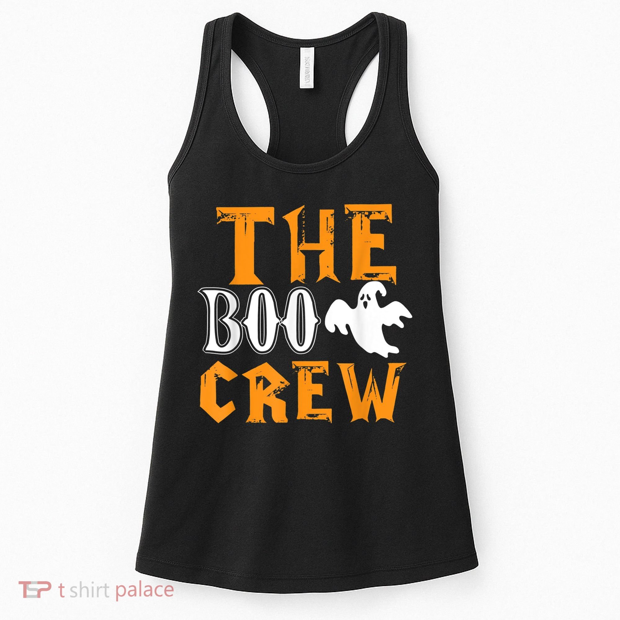 The Boo Crew Lazy Halloween Costume Funny Ghost Spirit Women's Tank Top