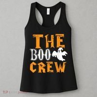 The Boo Crew Lazy Halloween Costume Funny Ghost Spirit Women's Tank Top thumb 3