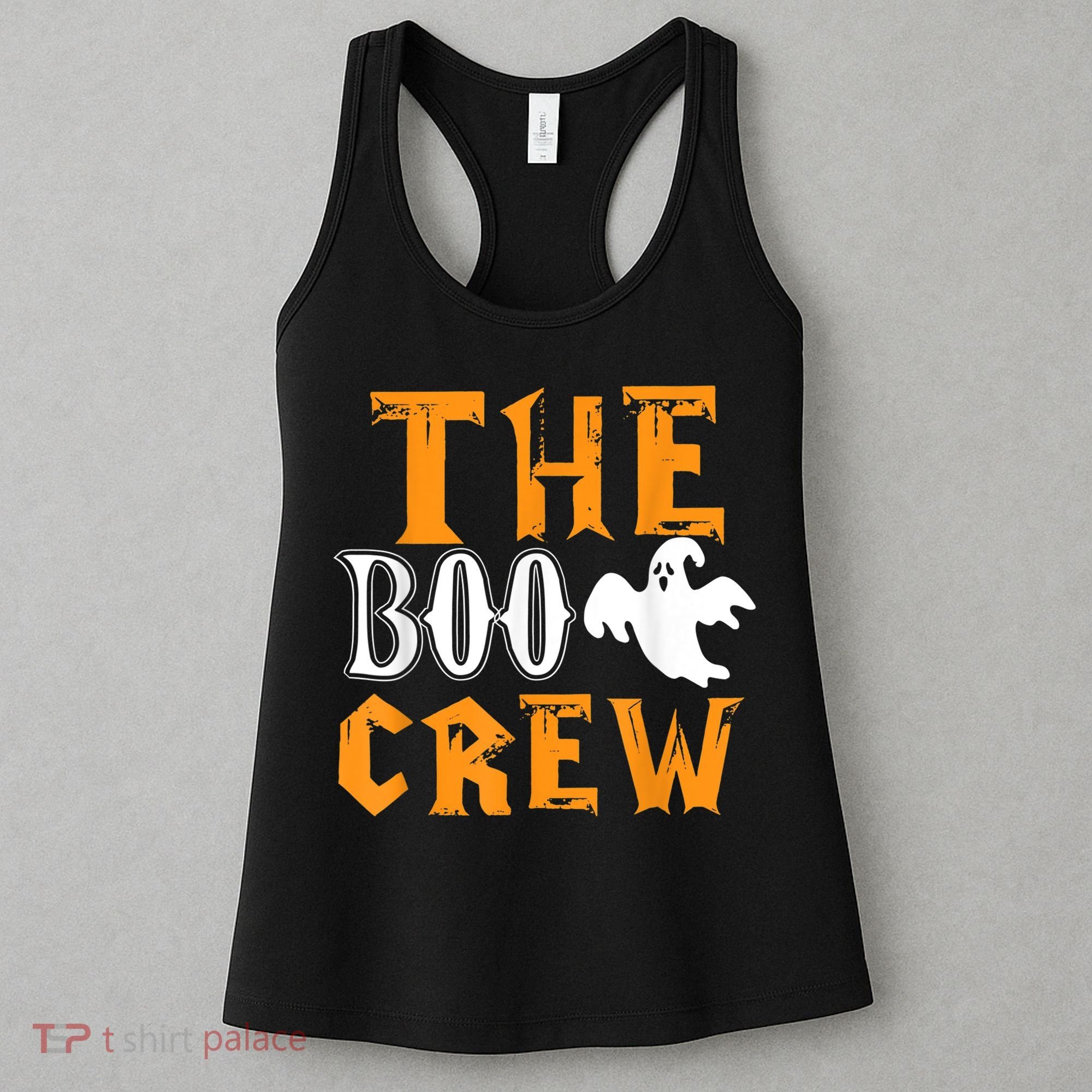 The Boo Crew Lazy Halloween Costume Funny Ghost Spirit Women's Tank Top
