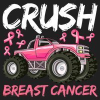 Truck Breast Cancer Awareness For Boys Beanie thumb 2