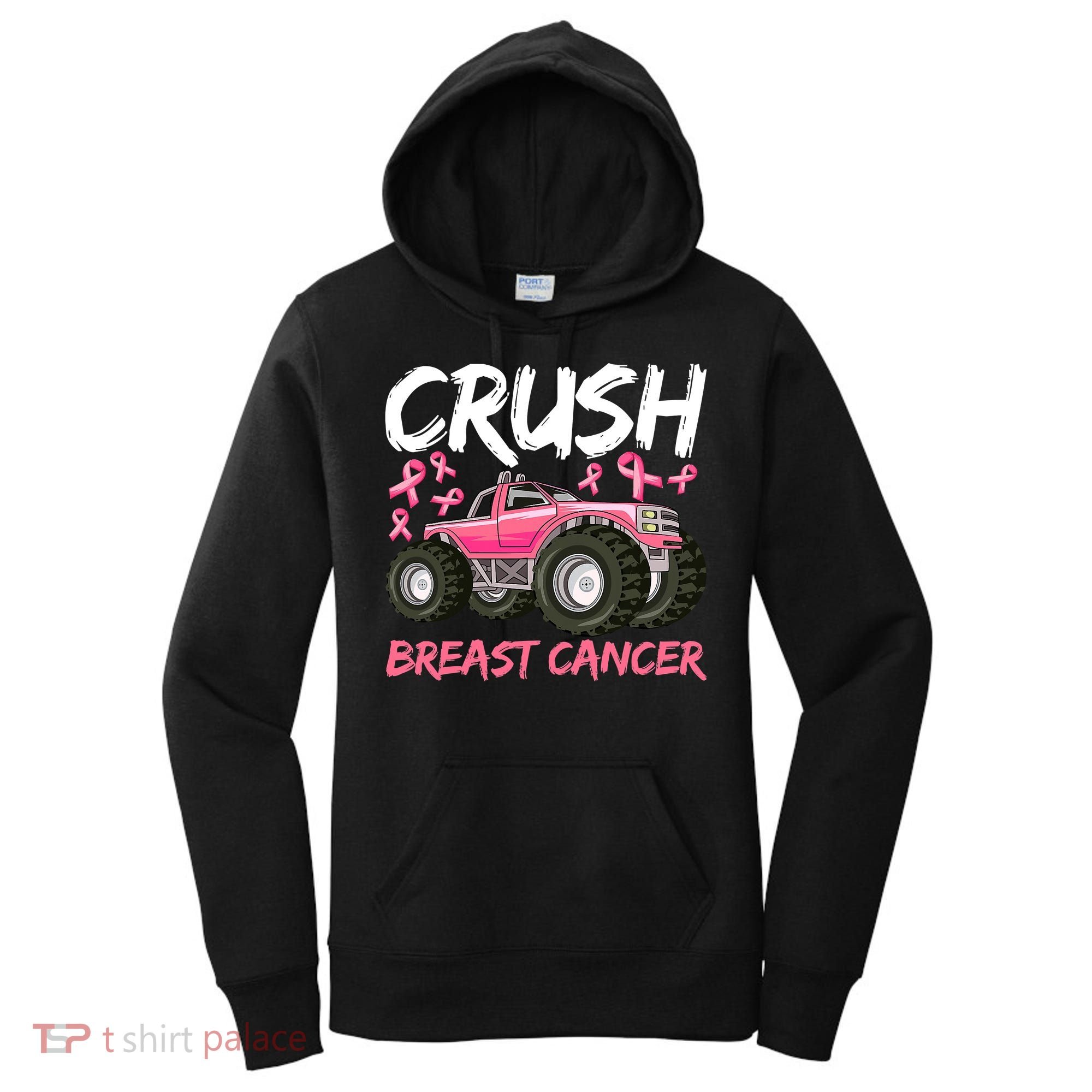 Truck Breast Cancer Awareness For Boys Women's Hoodie
