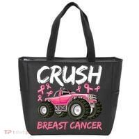 Truck Breast Cancer Awareness For Boys Tote Bag thumb 0