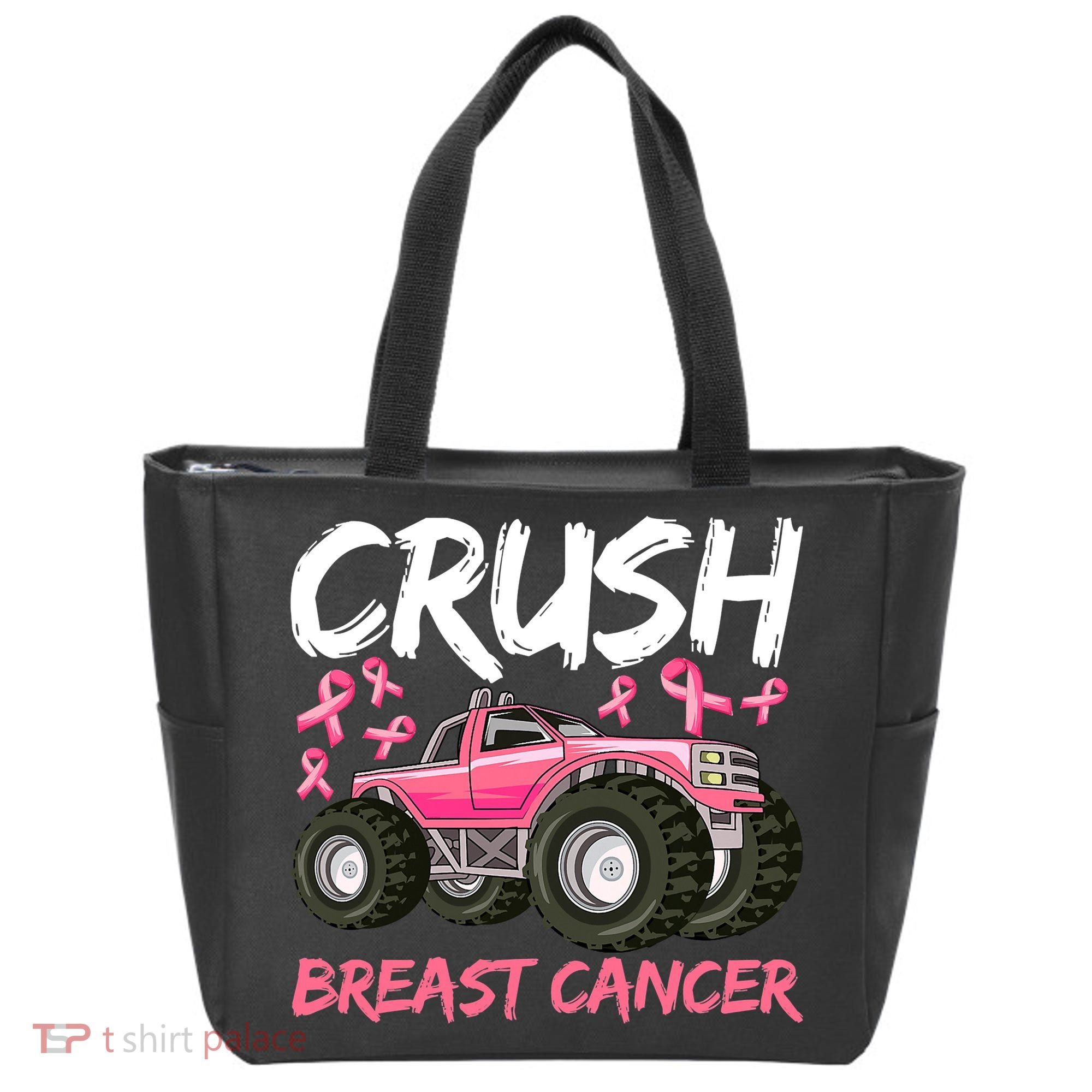 Truck Breast Cancer Awareness For Boys Tote Bag