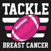 Tackle Breast Cancer Football Fan Toddler Hoodie thumb 2