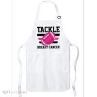 Tackle Breast Cancer Football Fan Apron thumb 0