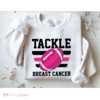 Tackle Breast Cancer Football Fan Sweatshirt thumb 2