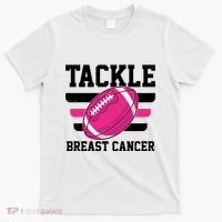 Tackle Breast Cancer Football Fan T-Shirt thumb 0