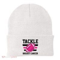 Tackle Breast Cancer Football Fan Beanie thumb 0