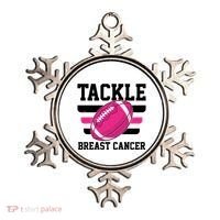 Tackle Breast Cancer Football Fan Ornament thumb 0