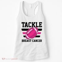 Tackle Breast Cancer Football Fan Women's Tank Top thumb 0