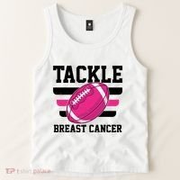 Tackle Breast Cancer Football Fan Tank Top thumb 2