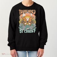 Transformed by Christ Boho christian Trendy Christian  Women's Sweatshirt thumb 0