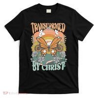 Transformed by Christ Boho christian Trendy Christian  T-Shirt thumb 0