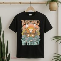Transformed by Christ Boho christian Trendy Christian  T-Shirt thumb 2