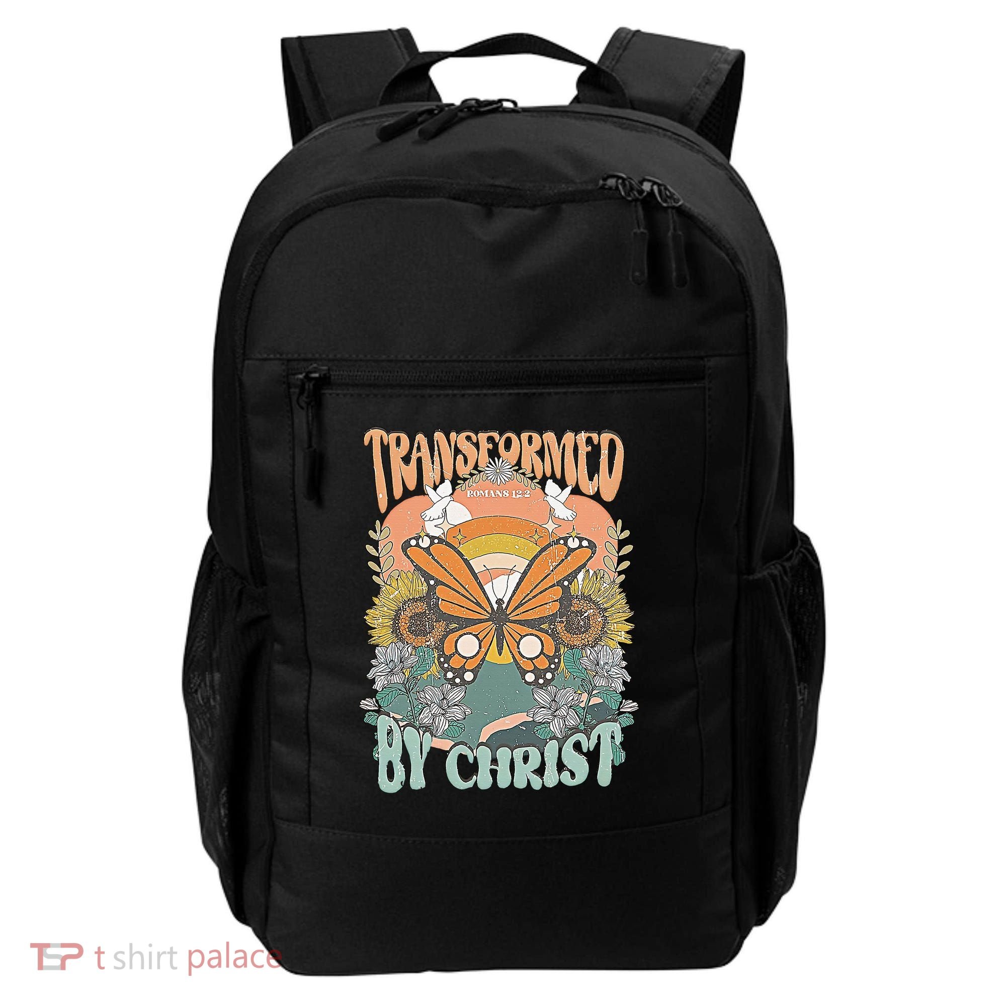 Transformed by Christ Boho christian Trendy Christian  Backpack