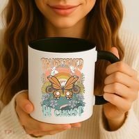 Transformed by Christ Boho christian Trendy Christian  Coffee Mug thumb 3