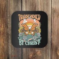 Transformed by Christ Boho christian Trendy Christian  Coaster thumb 0